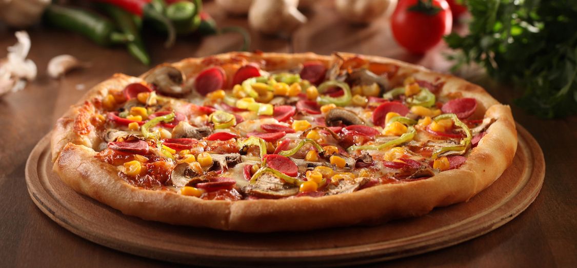 Sicilliano Büyük Boy (Mozarella + Domates sos + Patlıcan + Siyah Zeytin + Kapari + Kiraz domates + Fesleğen)