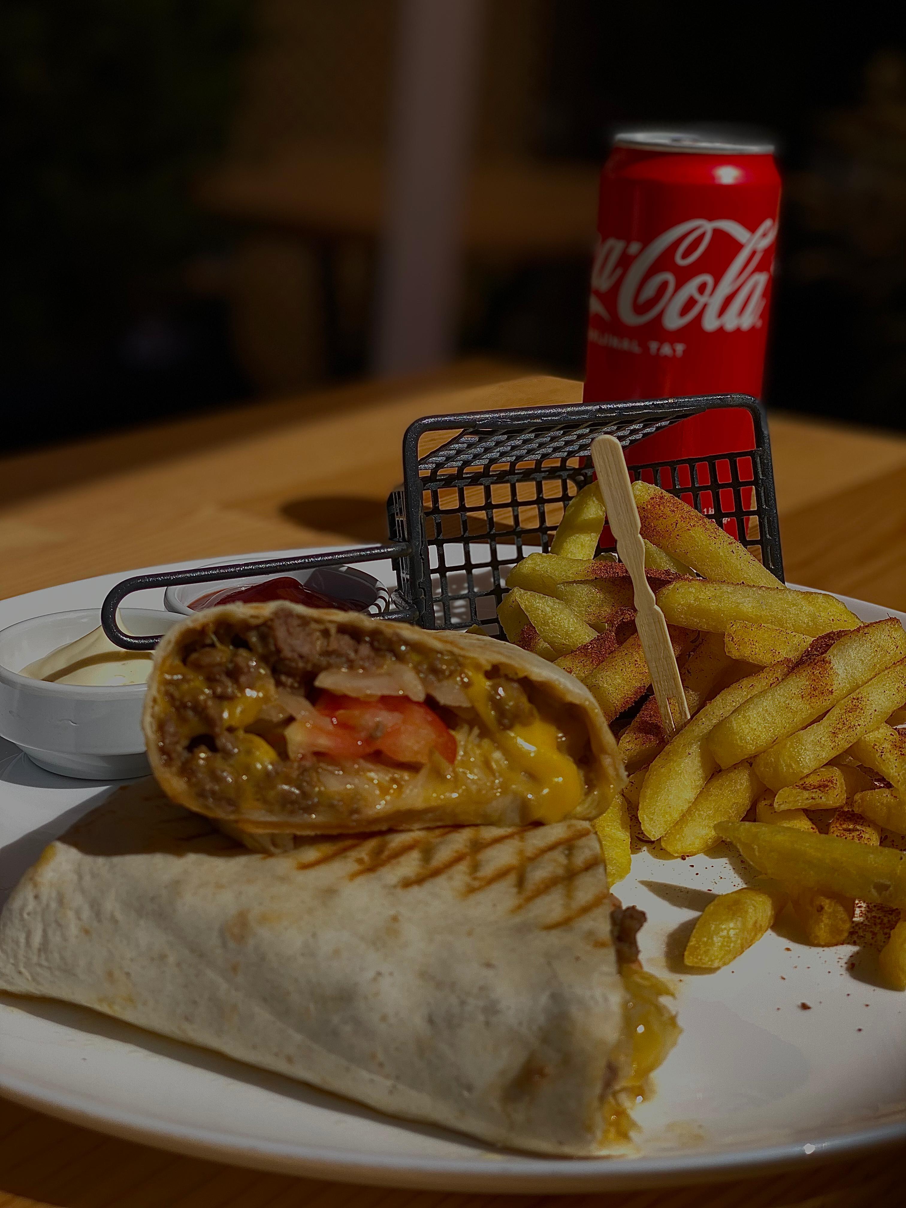 Big Mac Burrito Menü