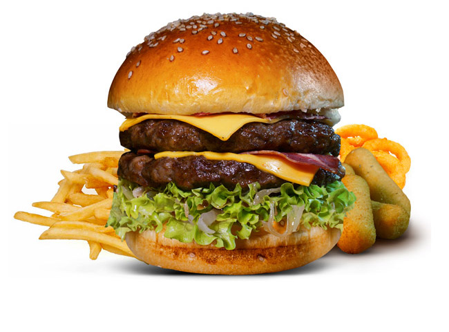 Double Burger Menü
