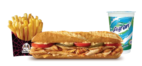 Tam Ekmek Tavuk Döner Menü
