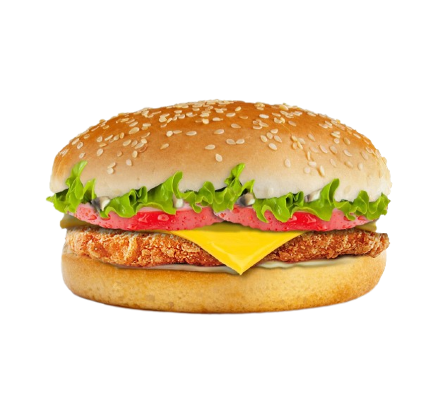 Chicken Cheese Burger 150gr(cheddar)
