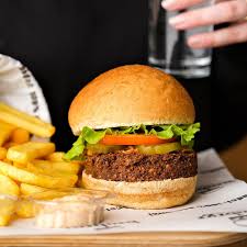 Vejeteryan Burger (Karamelize soğan,mantar,kapya,mozarella)