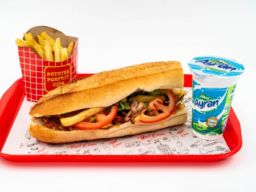Yarım Ekmek Tavuk Döner Menü