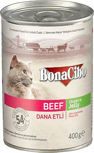 Bonacibo Dana Etli Kedi Maması 400gr