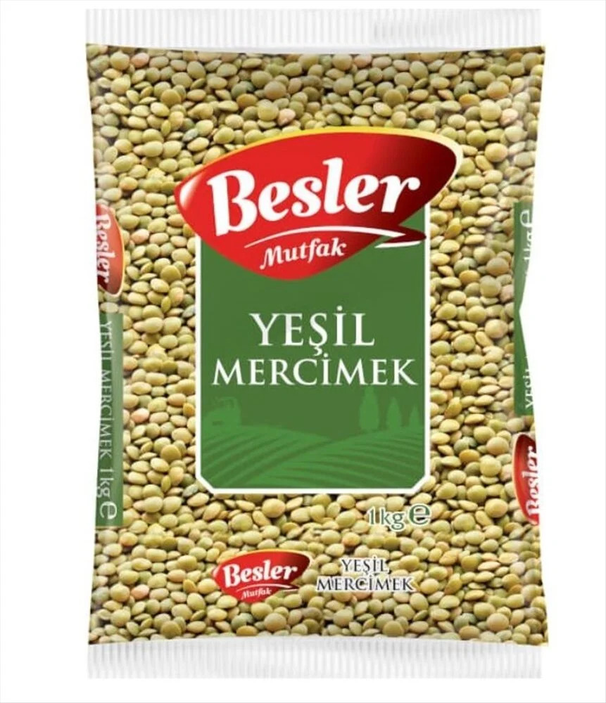 Besler Mutfak Yeşil Mercimek 1kg