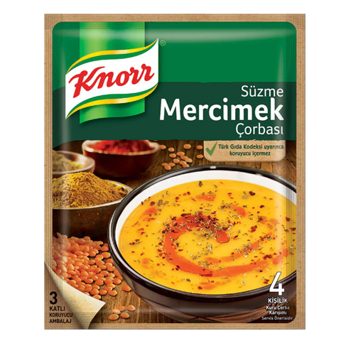 Knorr Süzme Mercimek Çorbası 76gr