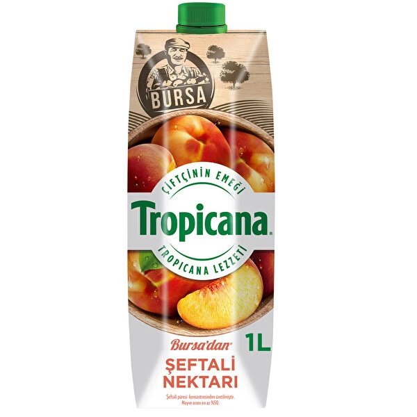 Tropicana Bursa Şeftali Nektarı 1 Litre