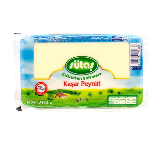 Sütaş Kaşar Peyniri 200gr