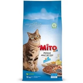 La Mito Tavuklu ve Balıklı Yetişkin Kedi Maması 1kg