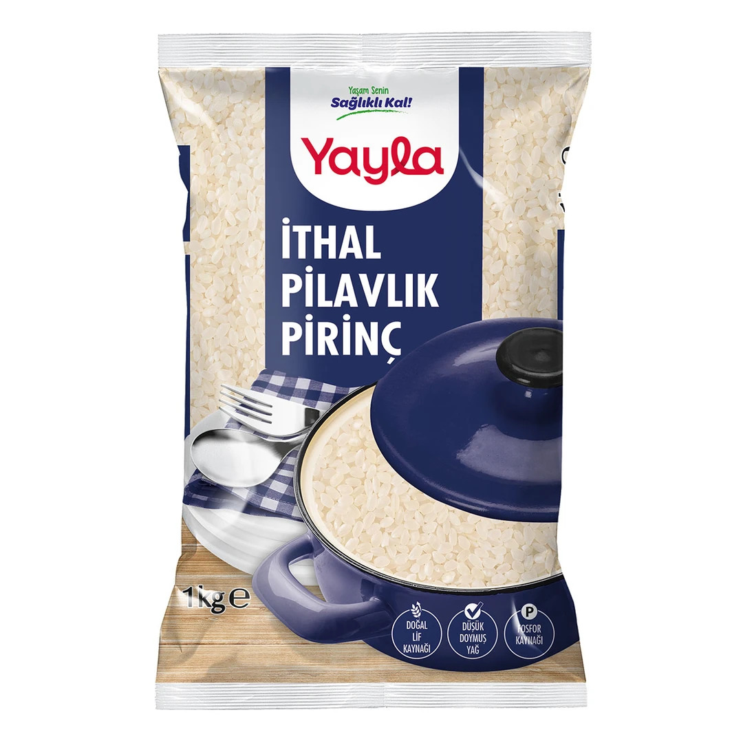 Yayla İthal Pilavlık Pirinç 1kg