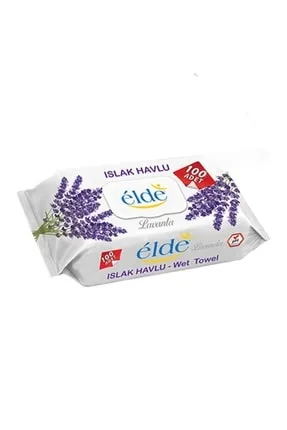 Elde Islak Havlu Lavanta 100'lü