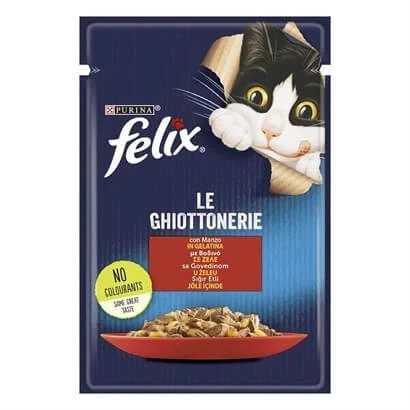 Felix Sığır Etli Kedi Maması 85gr