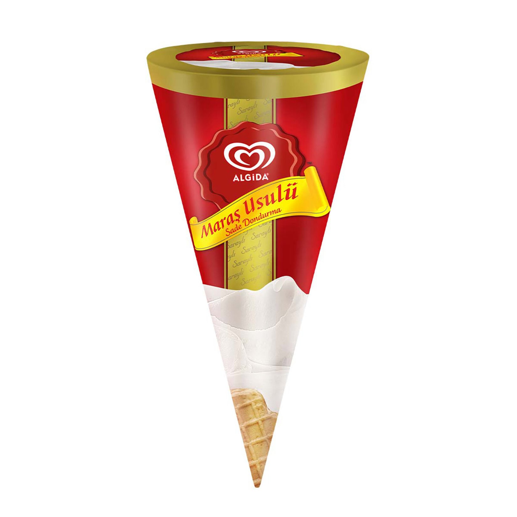 Algida Maraş Usulü Kornet Dondurma 115 Ml