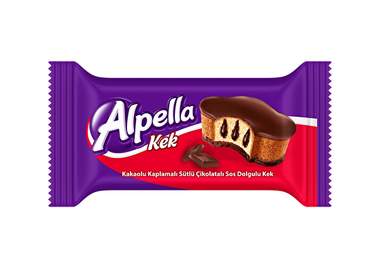 Alpella Kakao Kaplı Çikolata Soslu Kek 40 g