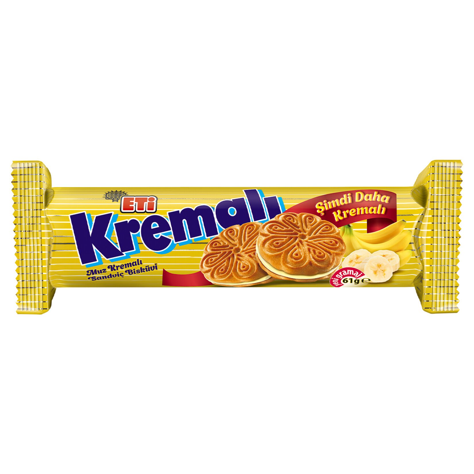 Eti Kremalı Muzlu Bisküvi 61gr