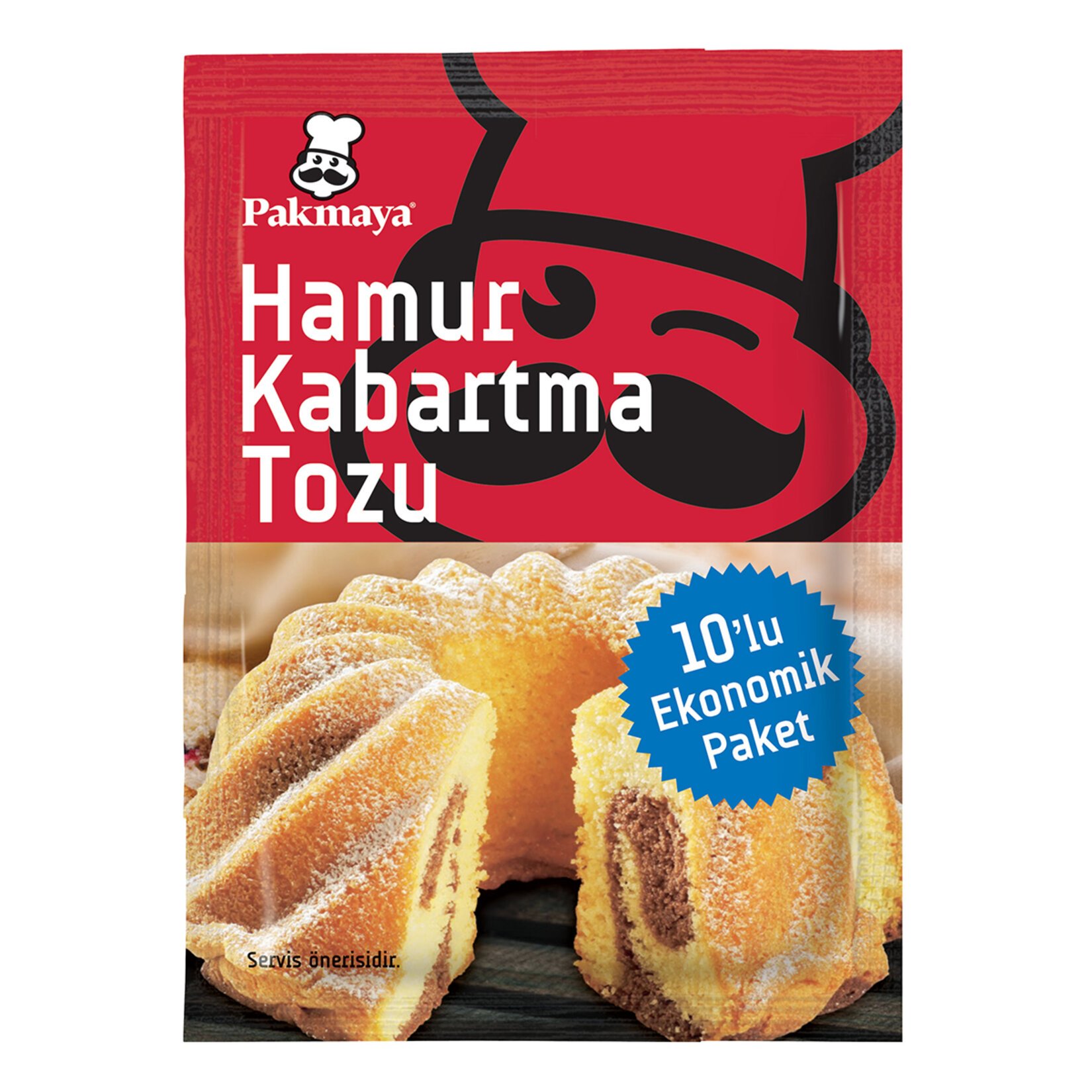 Pakmaya 10'lu Hamur Kabartma Tozu 100gr