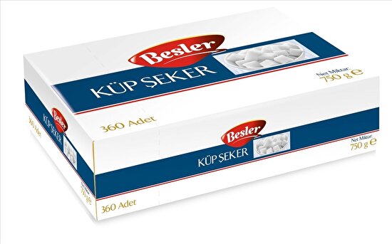 Besler Küp Şeker 360 Lı 750 G
