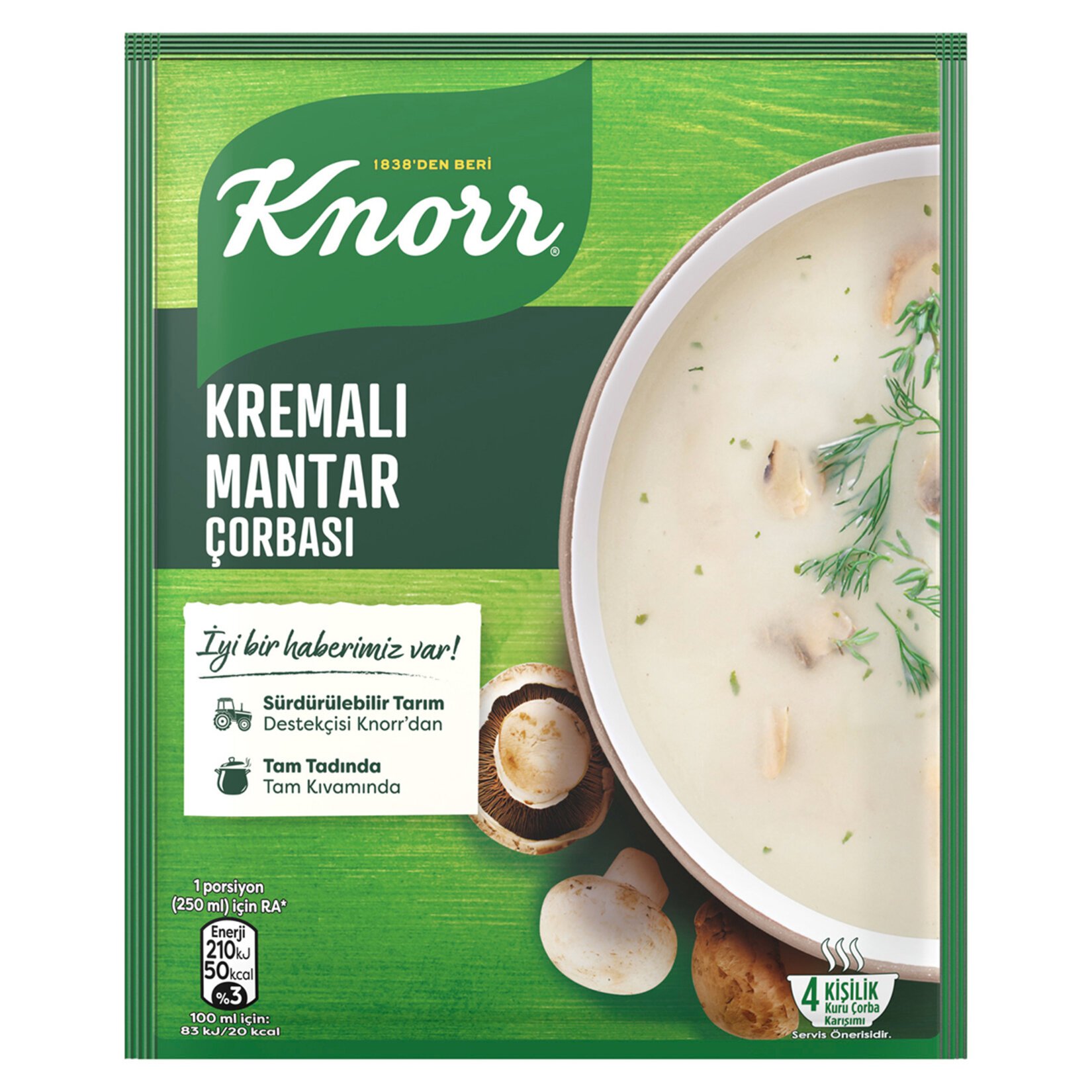 Knorr Kremalı Mantar Çorbası 63gr