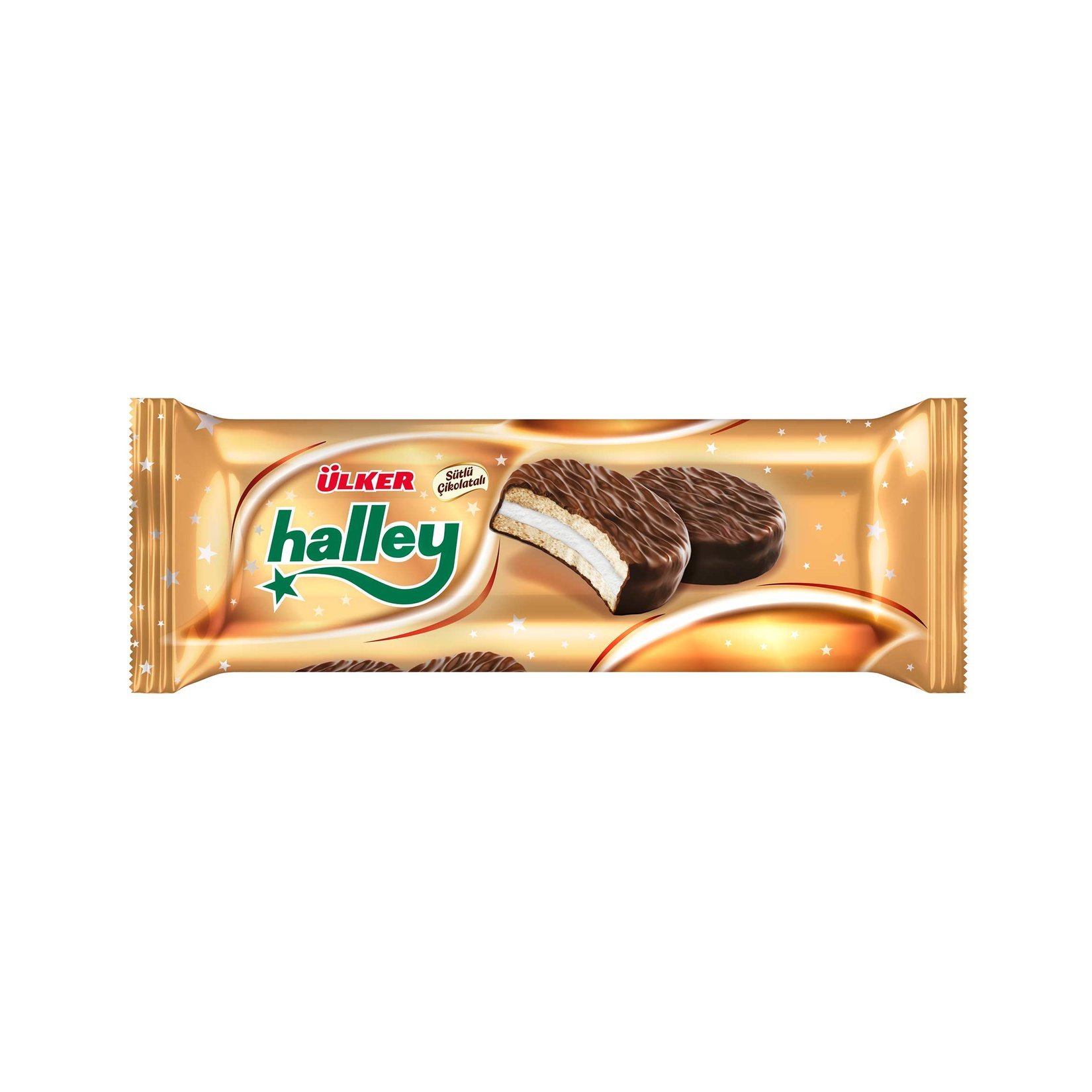 Halley Çikolata Kaplamalı Sandviç Bisküvi 8'Li 240gr