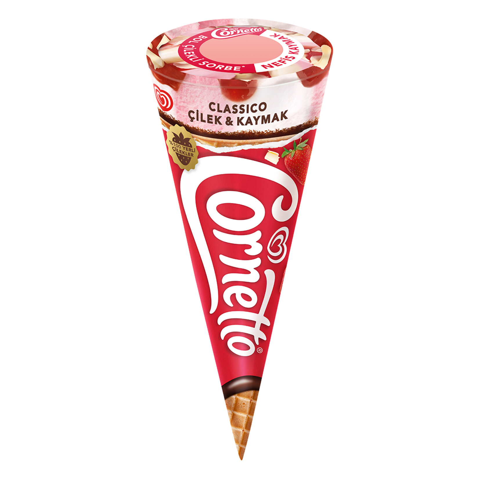 Cornetto Classico Çilek 120Ml
