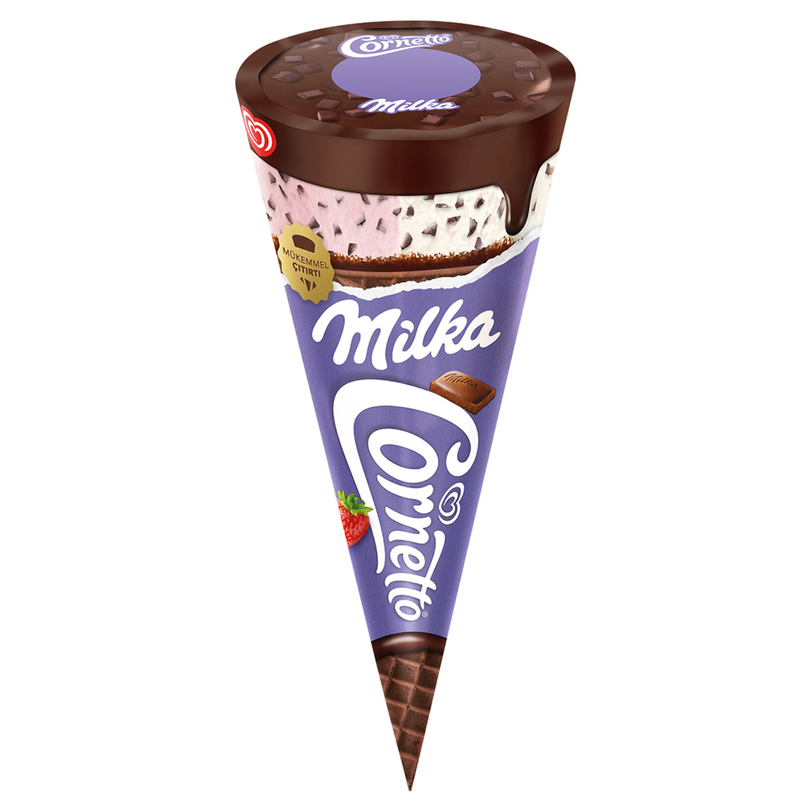 Cornetto Disc Milka 130 ml