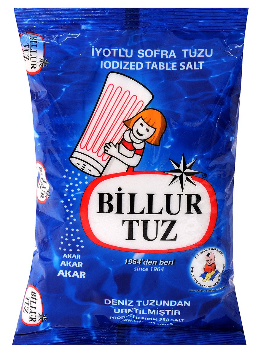 Billur Tuz İyotlu 750gr
