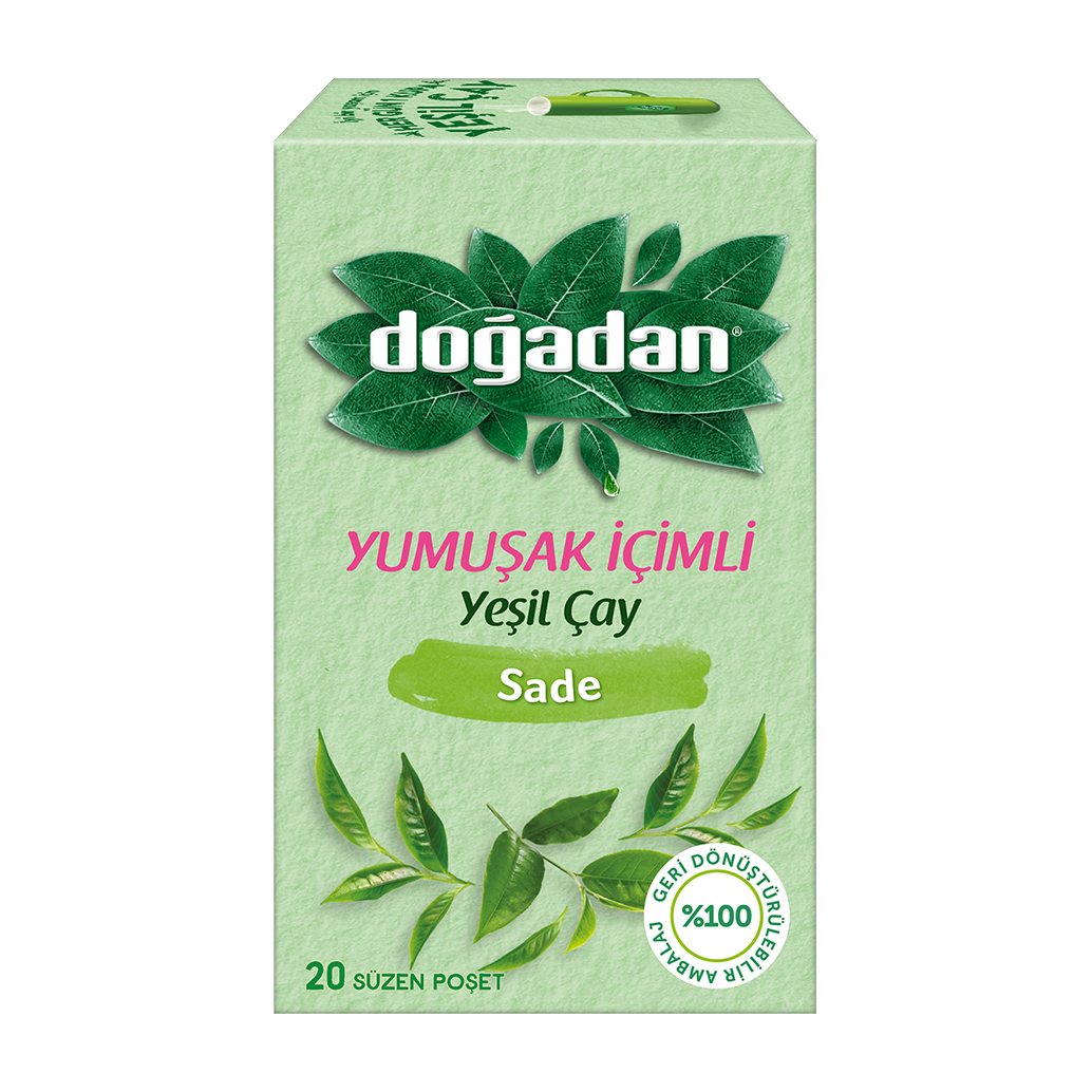 Doğadan Yumuşak İçimli Yeşil Çay