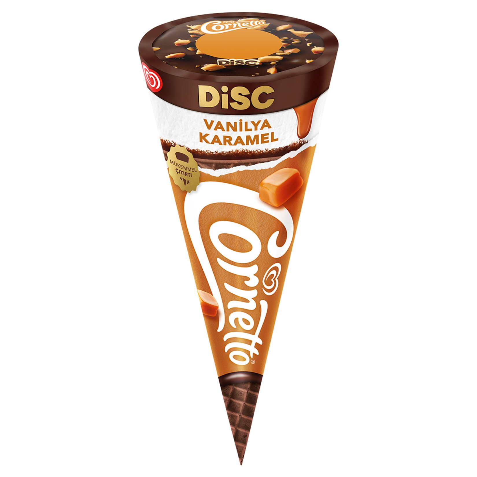 Cornetto Disc Vanilya Karamel 130ml