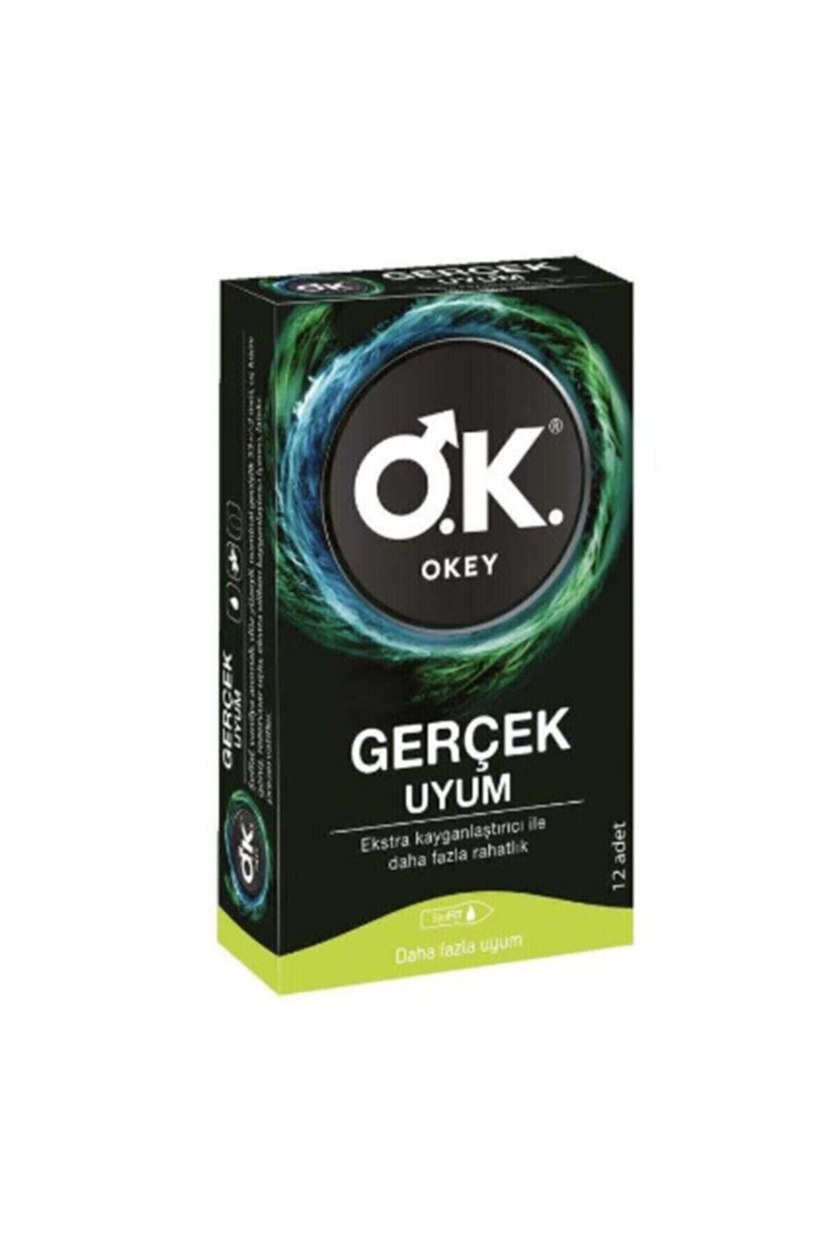 Okey Prezervatif Gerçek Uyum 12'li