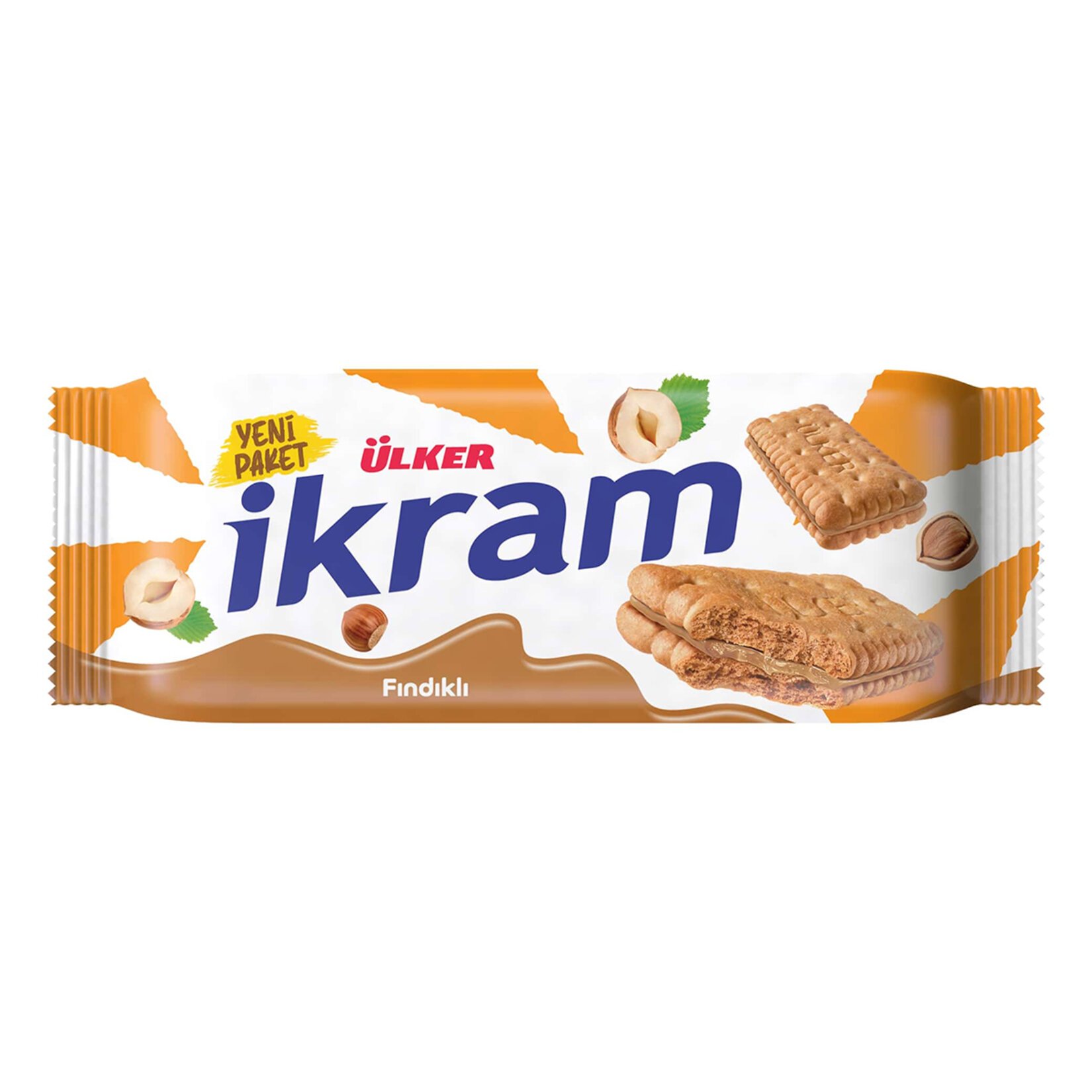 İkram Kremalı Bisküvi Fındıklı 84gr