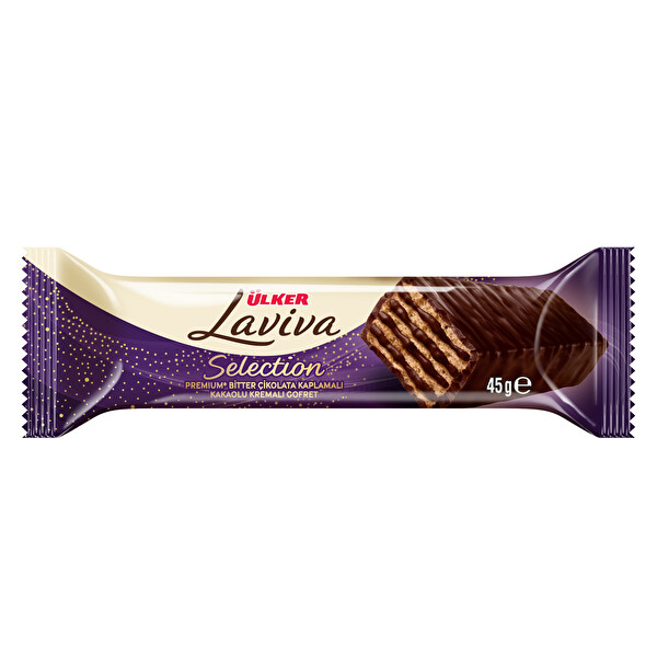 Ülker Laviva Selection Bitter Çikolata Kaplı Gofret 45 gr