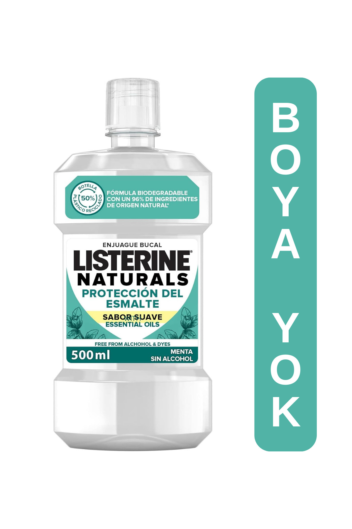 Listerine Naturals Emaye Koruma Hafif Lezzet Nane 500ml