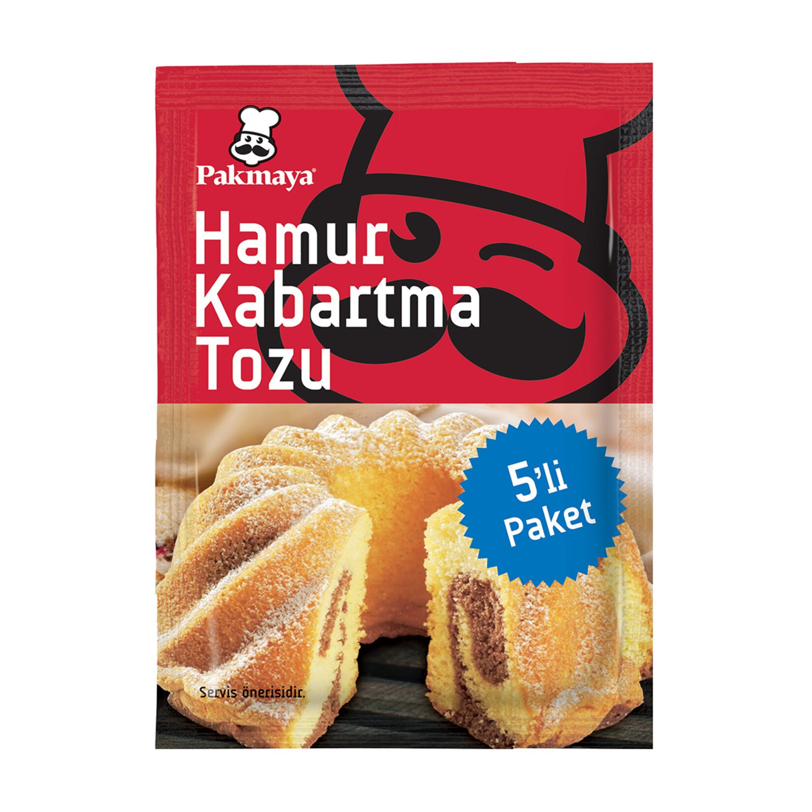 Pakmaya Kabartma Tozu 5'li