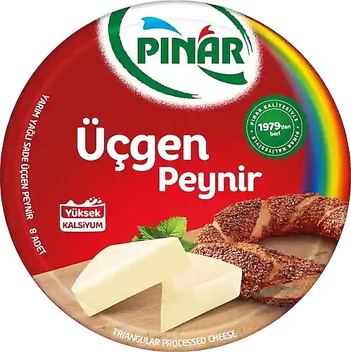 Pınar Üçgen Peynir Kahvaltı Keyfi 8x12.5gr