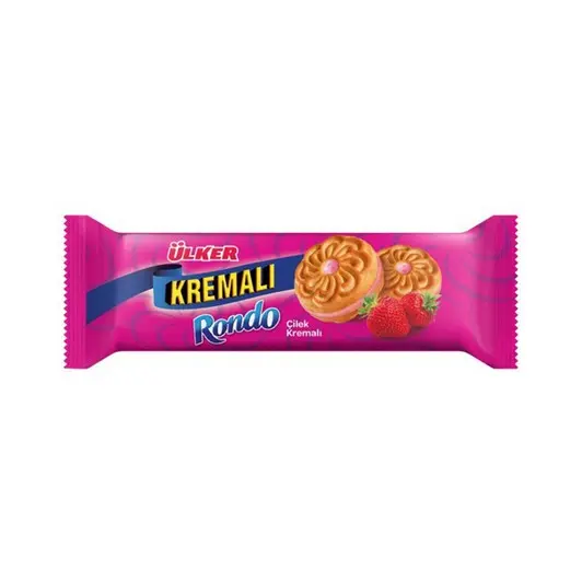 Ülker Kremalı Çilekli Sandviç Bisküvi 61 gr