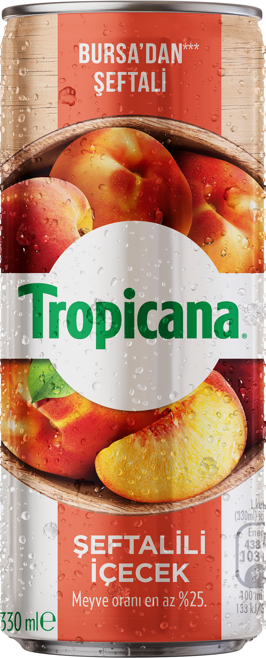Tropicana Şeftali Meyve Suyu 330ml