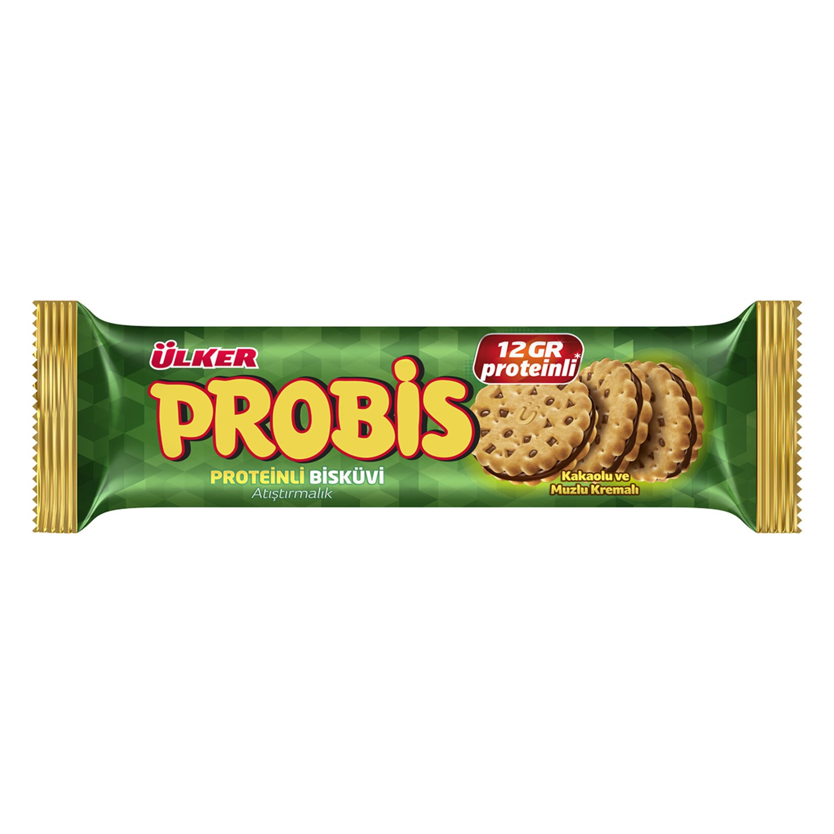 Ülker Probis Kakaolu Ve Muzlu Proteinli Bisküvi 75gr