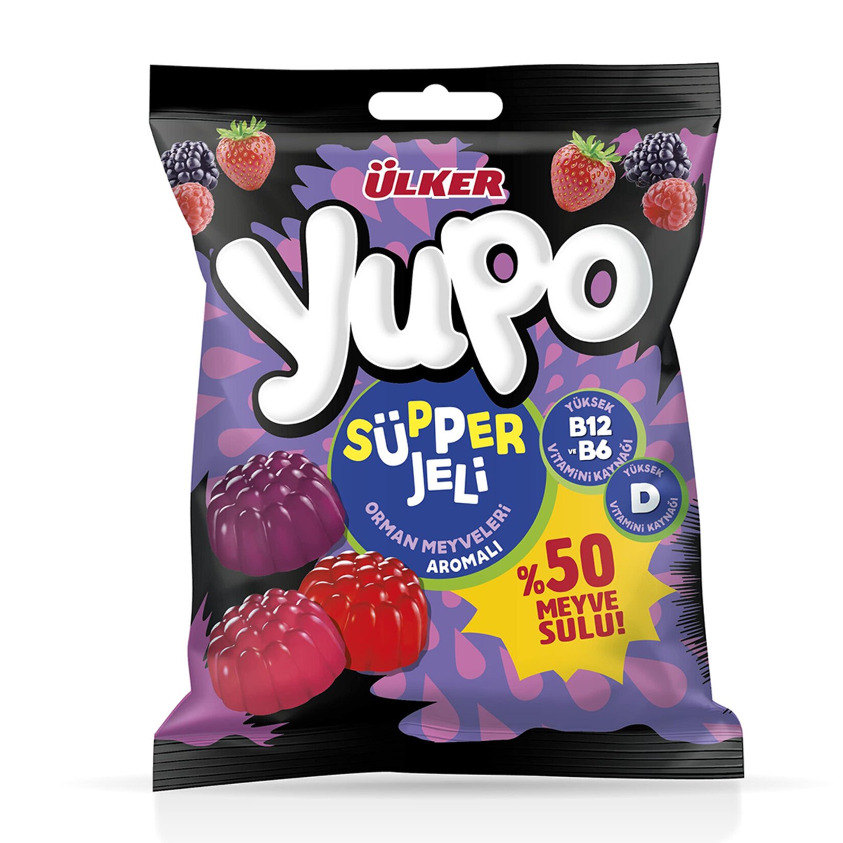 Ülker Yupo Süpper Jeli Orman Meyveli Şekerleme 64gr