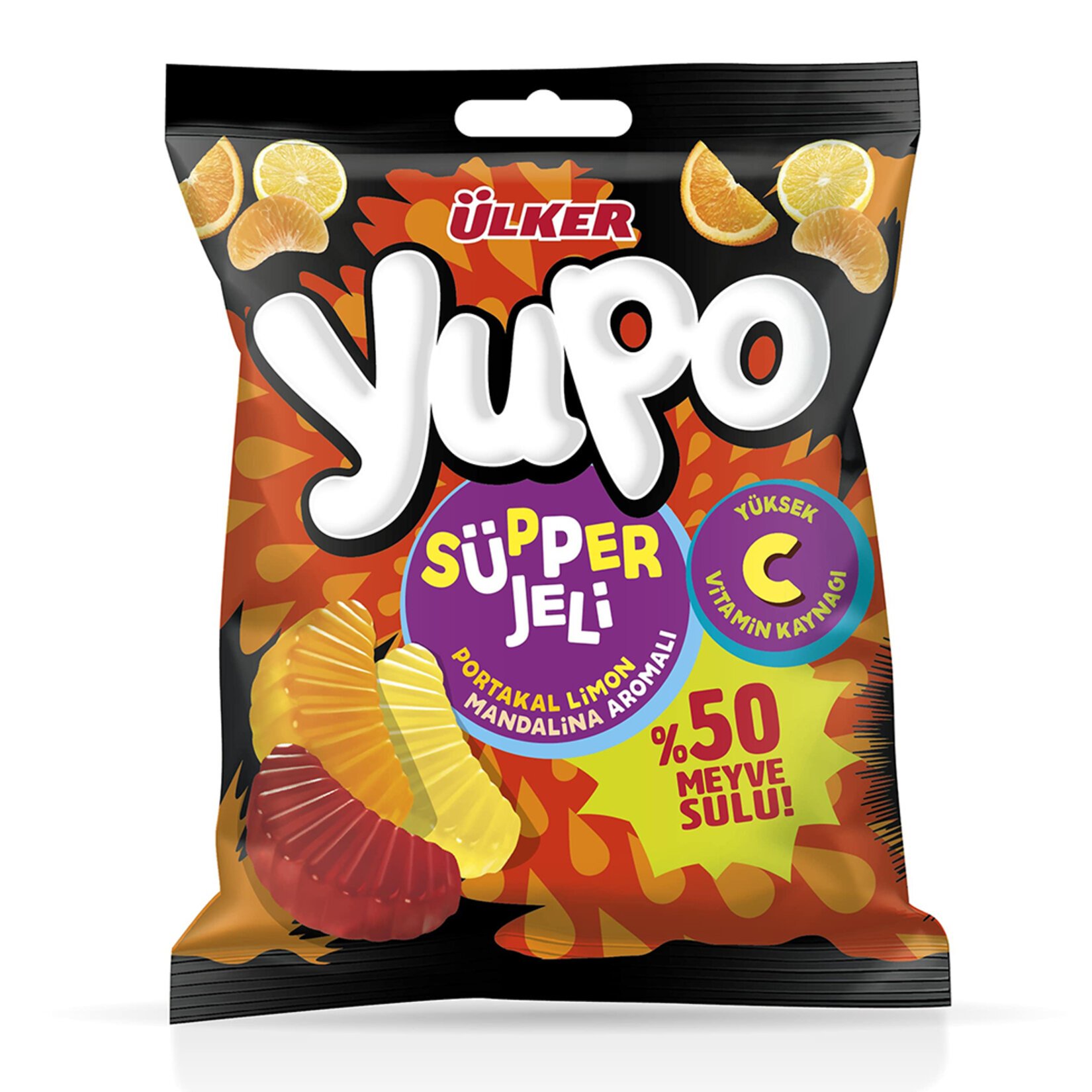 Ülker Yupo Süpper Jeli C Vitaminli Şekerleme 64gr